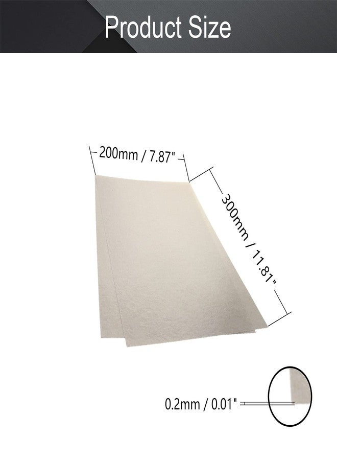 Fielect غطاء موجه موجي من قطعتين من فيليكت، مقاس 20 سم × 30 سم × 0.2 مم، ألواح ميكا، قطع غيار لإصلاح أفران الميكروويف، لوح ميكا عالمي لجميع أفران الميكروويف - Image 2