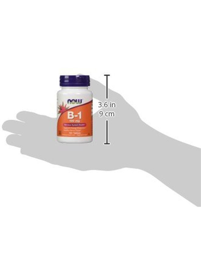 Now Foods Vitamin B-1 100mg 100 Tablets - Image 5