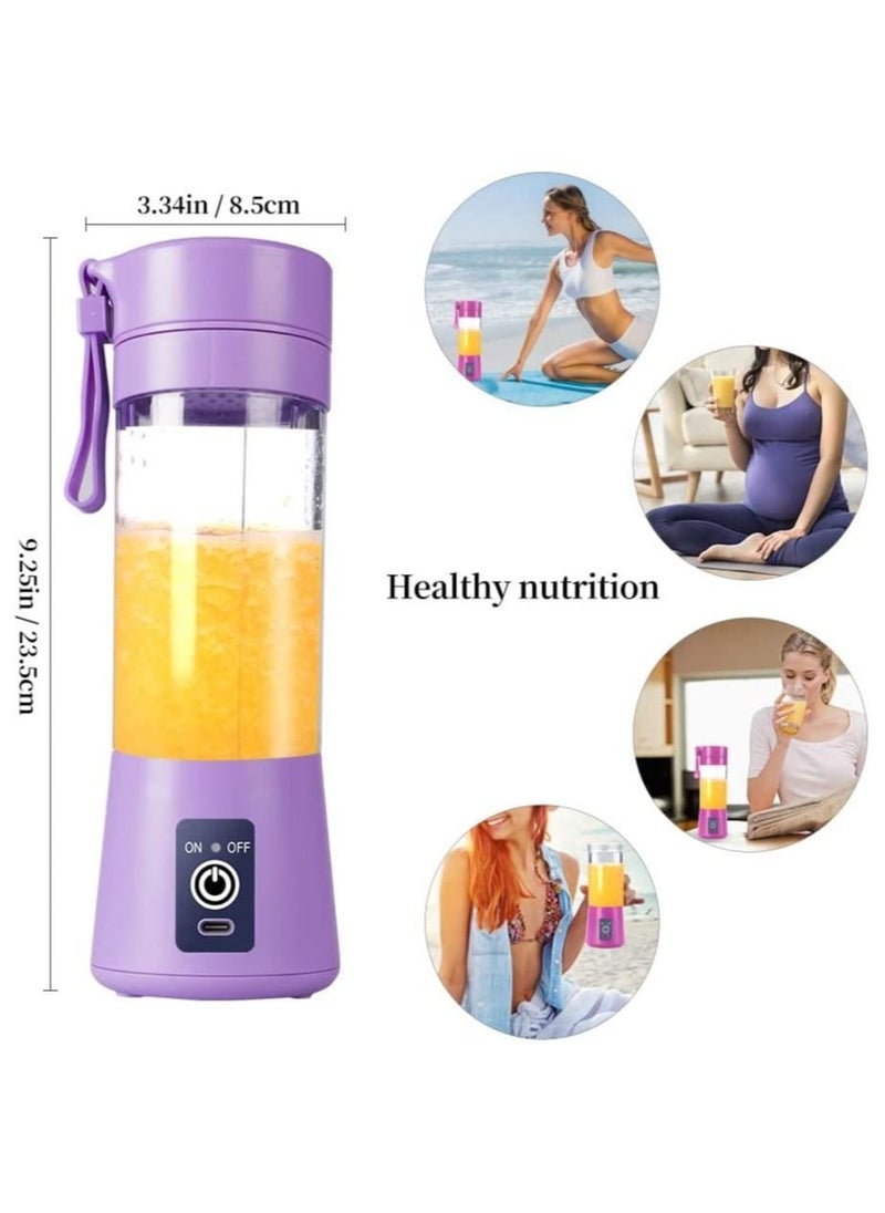ELTRAZONE - Portable Blender Cup,Electric USB Juicer Blender,Mini Blender Portable Blender For Shakes and Smoothies, Juice - Image 1