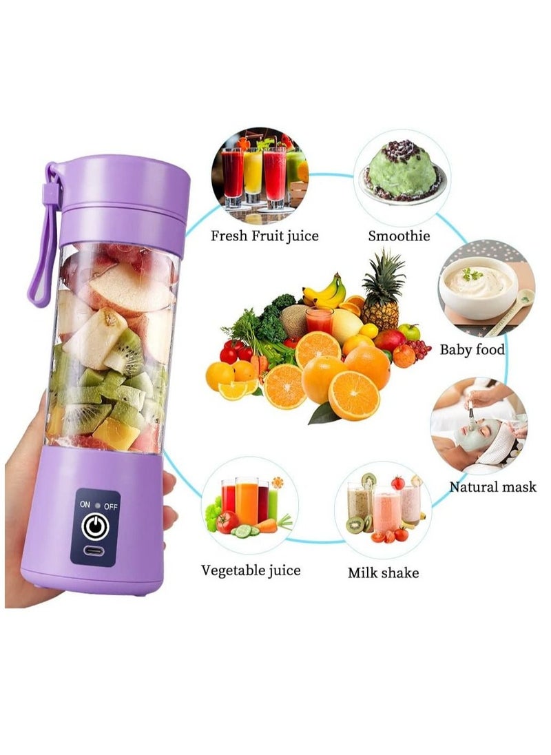ELTRAZONE - Portable Blender Cup,Electric USB Juicer Blender,Mini Blender Portable Blender For Shakes and Smoothies, Juice - Image 1