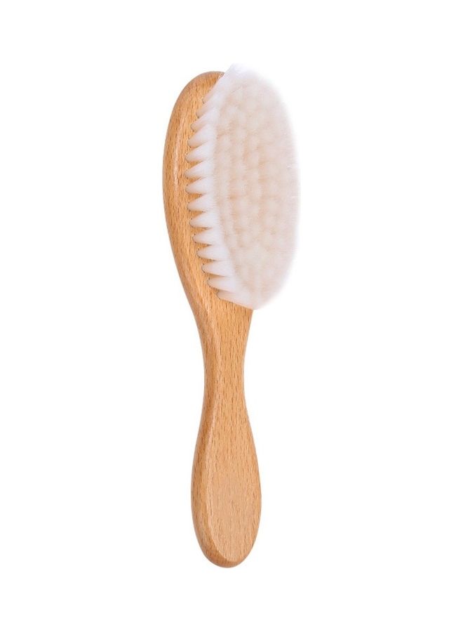 NIBEMINENT Wooden Handle Neck Hair Duster Multicolour 18x5x3cm - Image 1