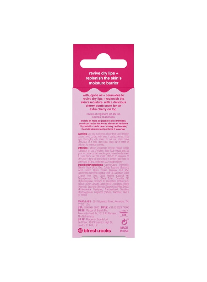 b.fresh Hydrating Lip Serum Cherry Bomb | With Jojoba Oil & Ceramides | Moisturize Dry & Chapped Lips (Pack of 2 x 15ml Each) - Image 4