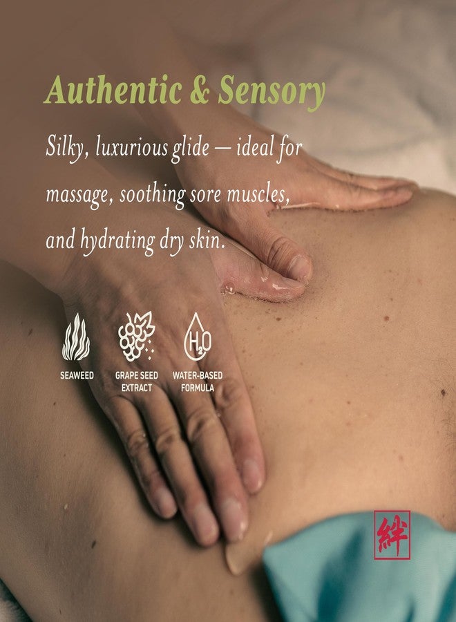 XESSO Nuru Massage Therapy Gel 33.8 Fl Oz, Waterbased Concentrate for Full-Body Massage, Unscented Non-Staining for Sore Muscles & Dry Skin, Seaweed & Grape Seed Extract Enriched, Made in USA - Image 2