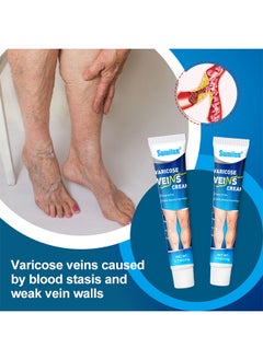 Sumifun Varicose Vein Cream For Legs, Improves Blood Circulation, Reduces Spider Veins And Heaviness, Improve Blood Circulation, Tired And Heavy Legs, 20G  - Image 3