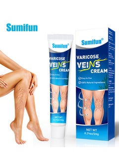 Sumifun Varicose Vein Cream For Legs, Improves Blood Circulation, Reduces Spider Veins And Heaviness, Improve Blood Circulation, Tired And Heavy Legs, 20G  - Image 2
