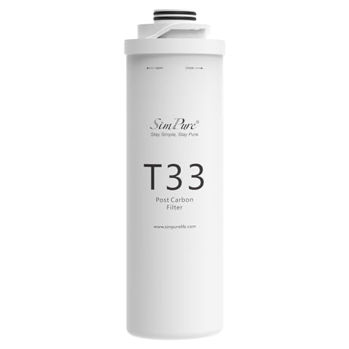 SimPure T33 Filter Replacement Cartridge Compatible with T1100  T1400UV 36 Months Replacement Cartridge 1 Pack