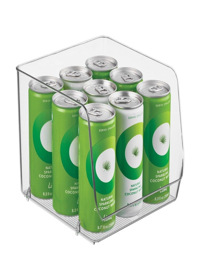 InterDesign iDesign Open-Front Storage Bin - All-Purpose Bin for Kitchen, Bathroom, or Office - Clear - Made in USA - Image 1