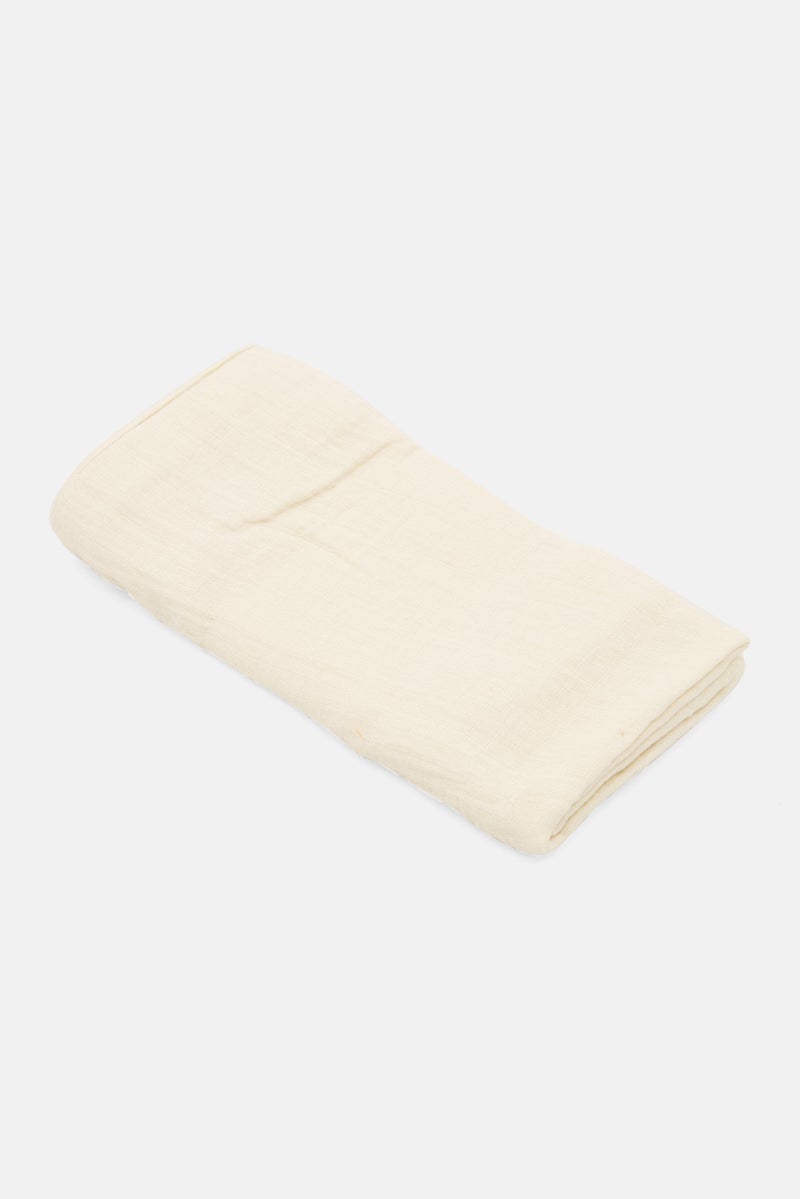 Muy Mucho Muslin Cushion Cover 45 L X 45 W cm, Off White - Image 2