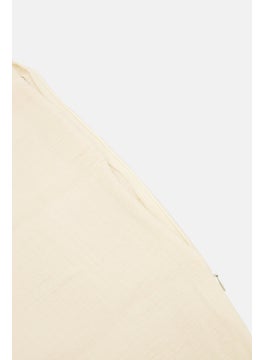 Muy Mucho Muslin Cushion Cover 45 L X 45 W cm, Off White  - Image 3