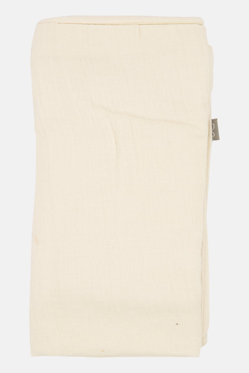 Muy Mucho Muslin Cushion Cover 45 L X 45 W cm, Off White - Image 4