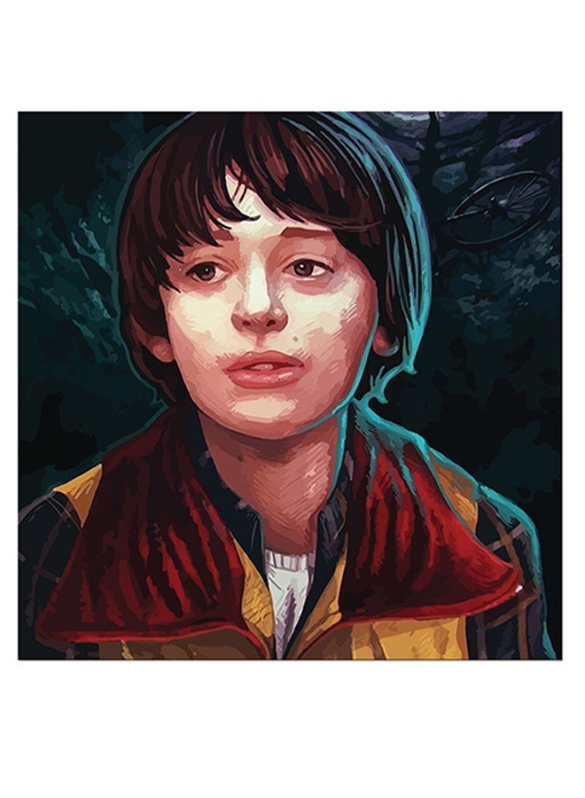 RYN Stranger Things Printed Wall Art Multicolour 30x30cm - Image 2