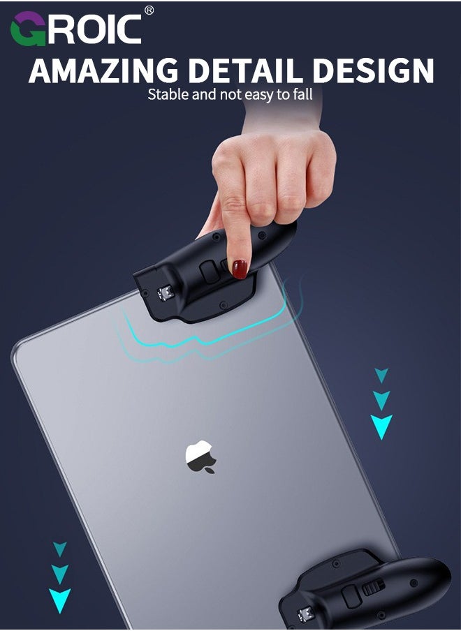 GROIC - Game Controller for iPad, PUBG Mobile Game Controller Cellphone Trigger Switches for PUBG/Knives Out, Gaming Controller Shooter L1R1 Trigger Fire Button Aim Key Gamepad for Tablet/Android/iOS/iPhone - Image 1