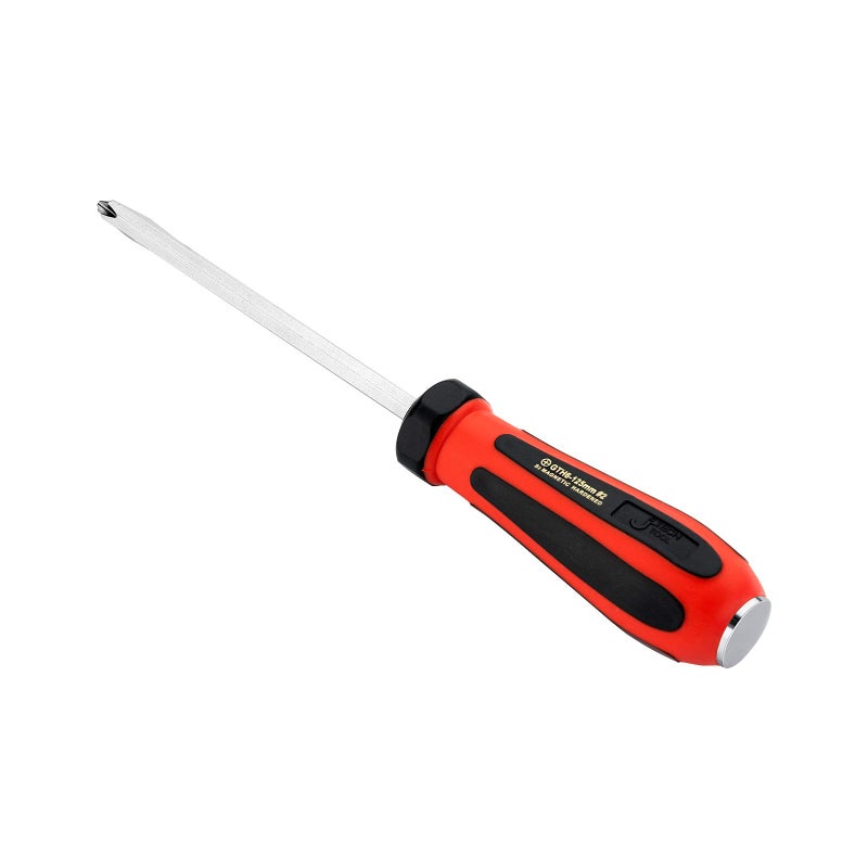 Jetech Striking Cap PhillipsHead Screwdriver S2 Steel Magnetic Tip Ergonomic TPR Handle 024 x 492 inches