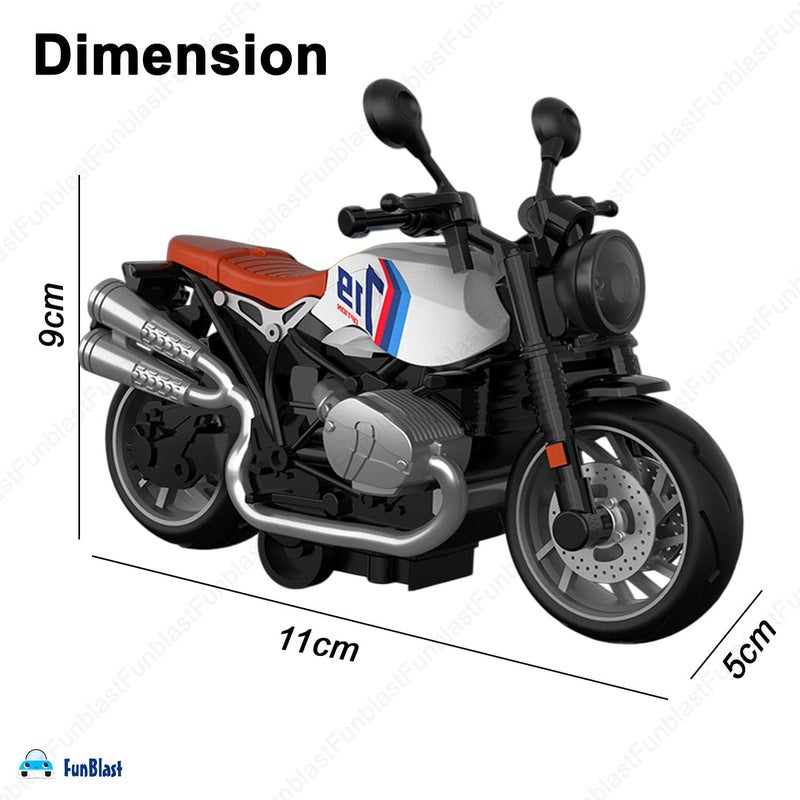 FunBlast Bike Toy for Kids – Motorcycle Toys for Kid, Friction Powered Bike Toy, Motorcycle Toy for Kids, Boys, Realistic Bike Toy, Toy for 3+ Years Old Kids (A) - Image 2