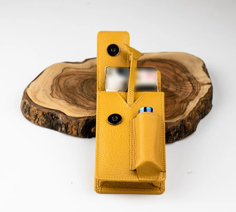 غراندي 451 Leather Cigarette Holder (With Lighter Gift)