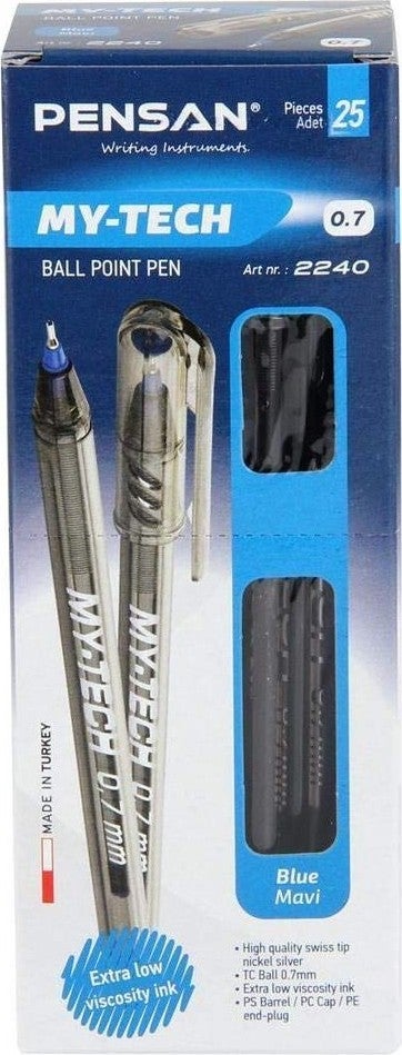 Pensan My Tech 0.7 Ballpoint Pen 1 Box 25 Pieces - Image 3