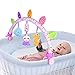 Caterbee Travel Arch Bassinet Toys for Baby Hanging on Stroller Crib Pram Activity Toy bar for Baby BouncerPurle - Image 3