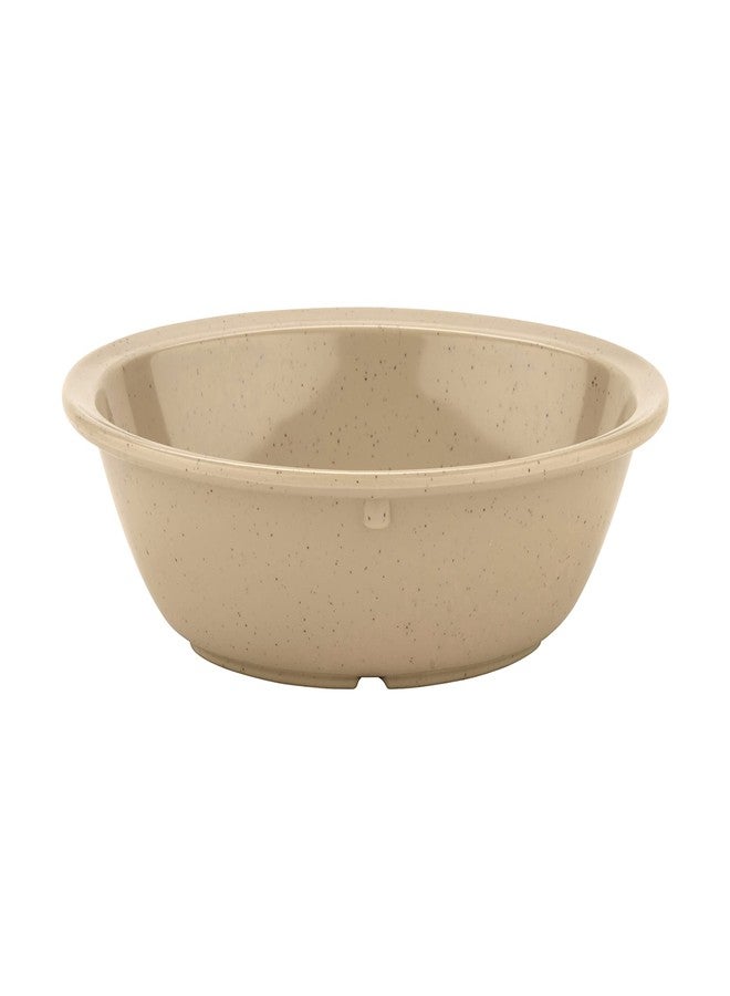 Get G.E.T. DN-332-S-EC Brown 32 oz. Oval Rimmed Melamine Bowls (Qty 4), Melamine, Sandstone (Pack of 4) - Image 1