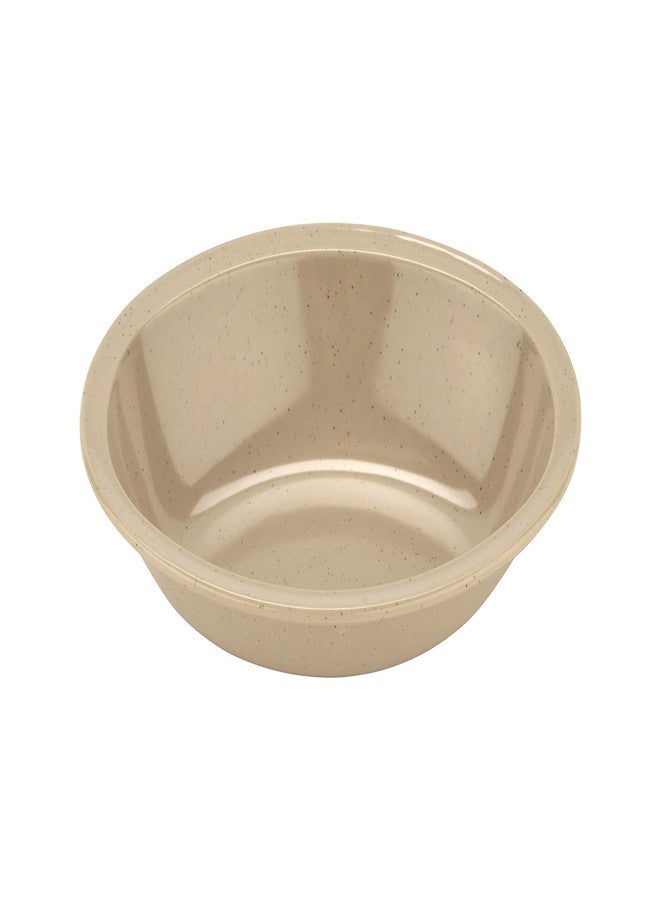 Get G.E.T. DN-332-S-EC Brown 32 oz. Oval Rimmed Melamine Bowls (Qty 4), Melamine, Sandstone (Pack of 4) - Image 2