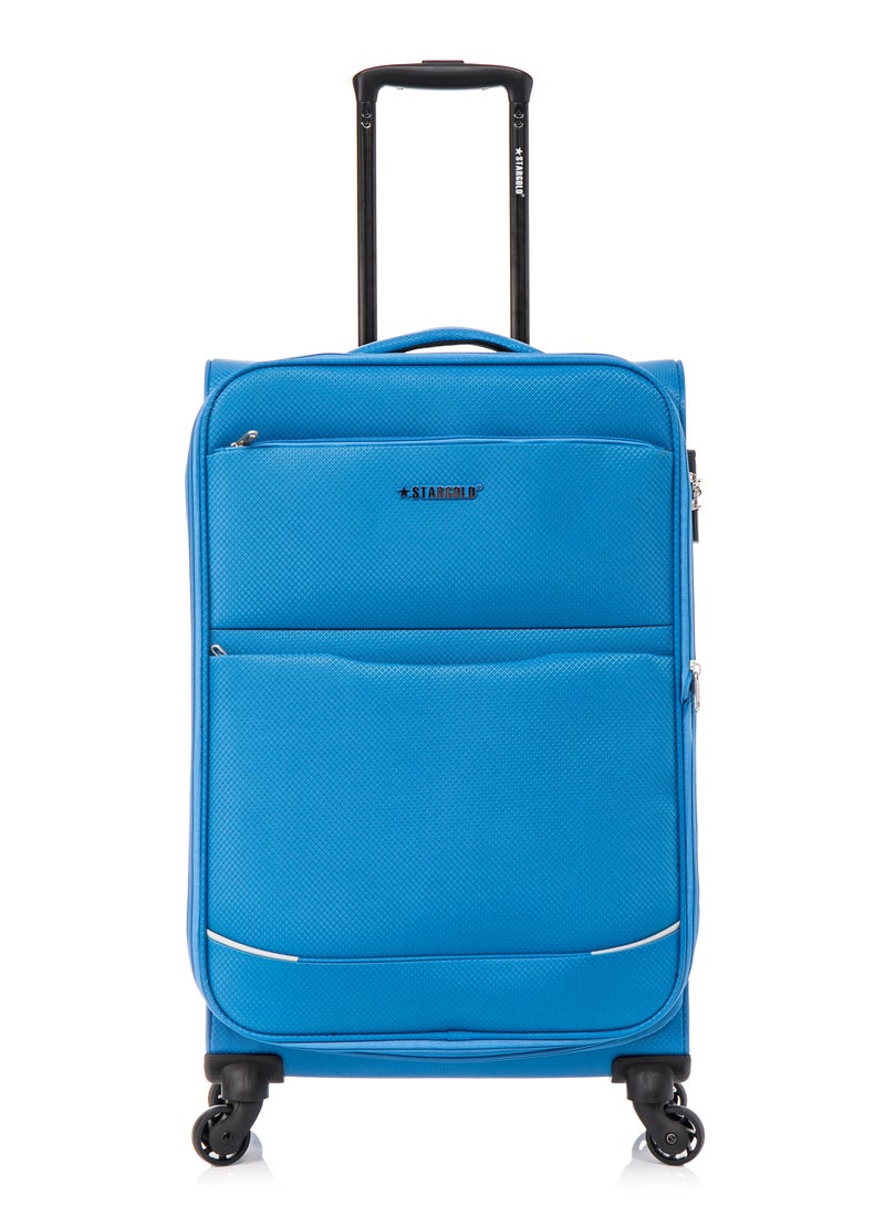 ستارجولد حقيبة سفر مصنوعة من قماش خفيف الوزن مكونة من 4 قطع مع 4 عجلات دوارة - Image 2