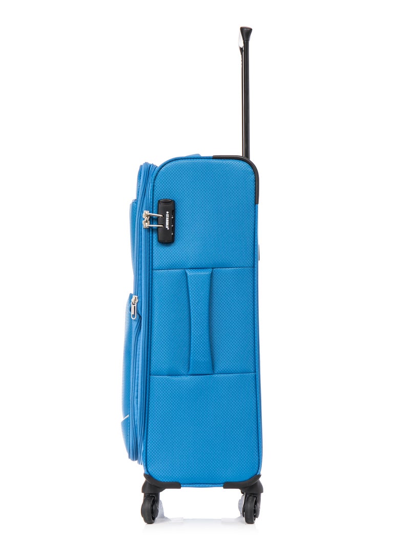 ستارجولد حقيبة سفر مصنوعة من قماش خفيف الوزن مكونة من 4 قطع مع 4 عجلات دوارة - Image 4