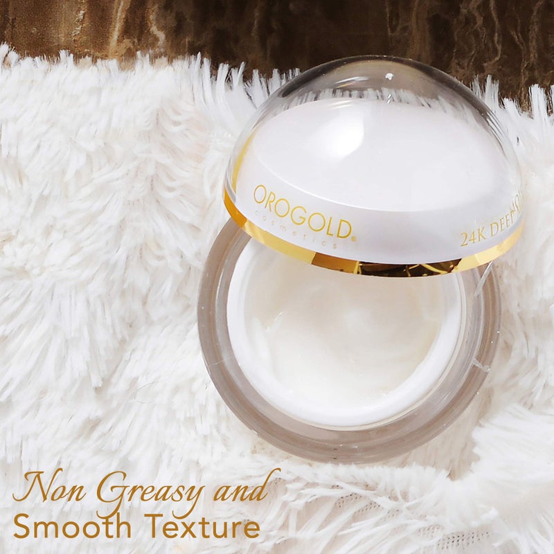 Orogold White Gold Day Moisturizer - 24k Gold Deep Moisturizer with White Tea, Chamomile, Shea Butter, Vitamin C and E - 1.6 Oz - Image 4