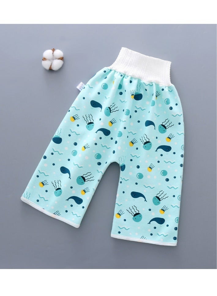2 Piece Toddler Training Waterproof Diaper Skirt For Baby  - Image 2