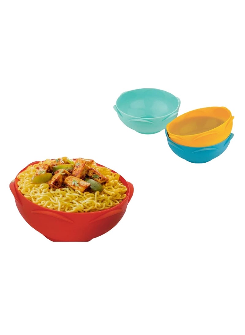 Pass Pass pass pass PASSPASS Multipurpose Plastic Mixing Serving Bowls Pack of 2  - Image 3