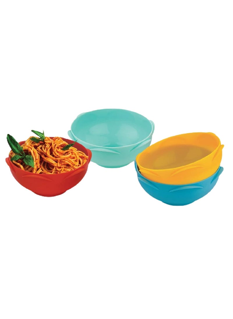 Pass Pass pass pass PASSPASS Multipurpose Plastic Mixing Serving Bowls Pack of 2  - Image 2
