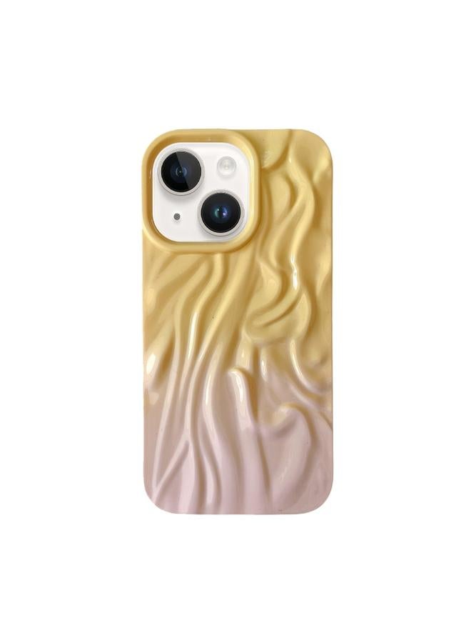 اس-توب جراب لهاتف iPhone 13 مصنوع من مادة TPU ذات ملمس زيتي متدرج التجاعيد - Image 1