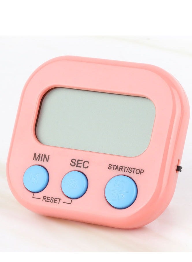 Digital kitchen countdown magnetic timer suitable for many occasions pink  - Image 1