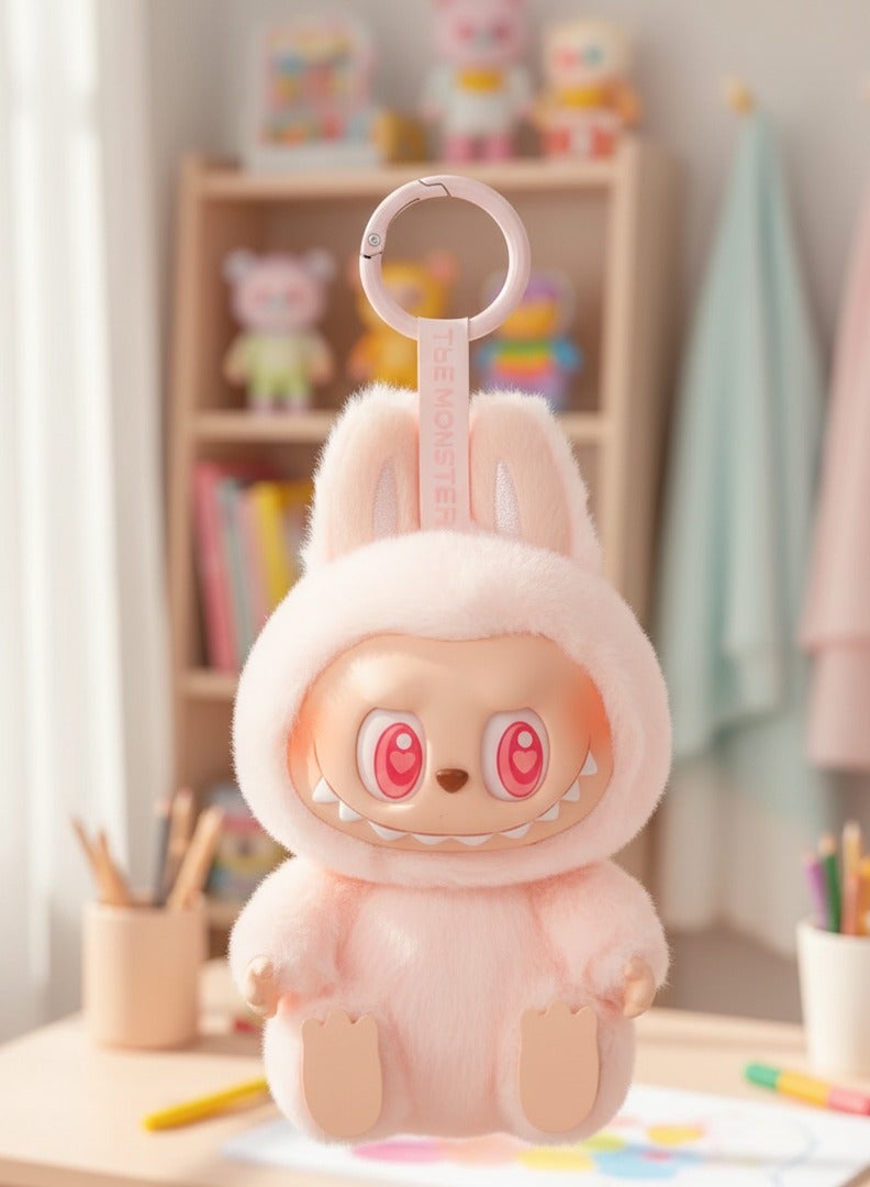 لابوبو: الوحوش لها مقعد، الجيل الثاني، دمية قطيفة لطيفة، سلسلة مفاتيح ناعمة، قلادة مفاتيح لحقائب الظهر والحقائب والديكور، هدية تذكارية لتخفيف التوتر - Image 2