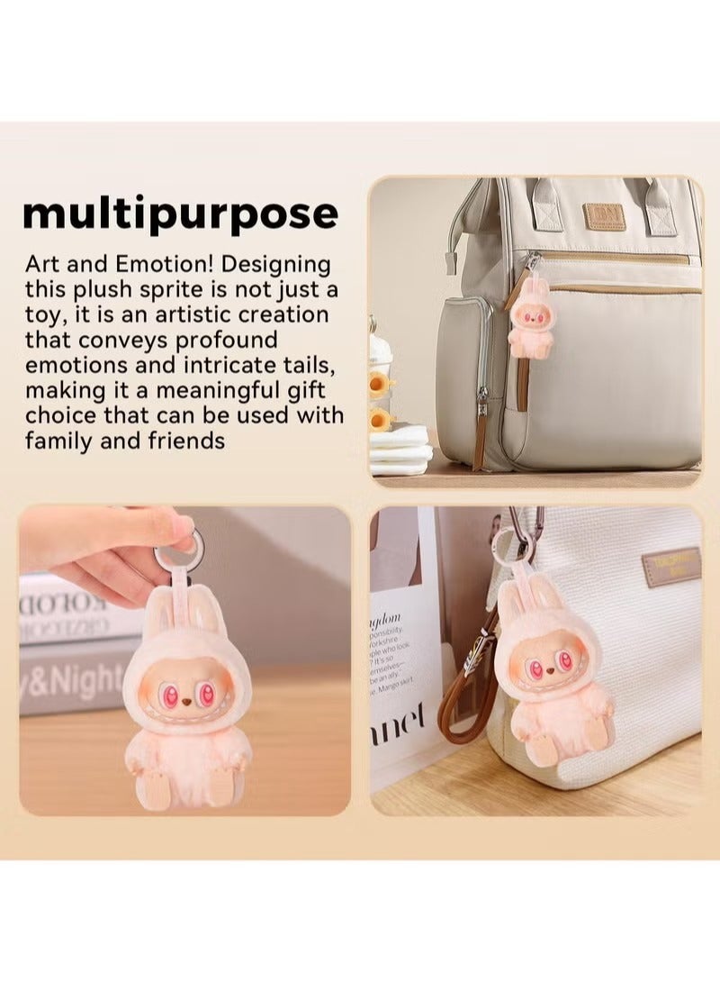 لابوبو: الوحوش لها مقعد، الجيل الثاني، دمية قطيفة لطيفة، سلسلة مفاتيح ناعمة، قلادة مفاتيح لحقائب الظهر والحقائب والديكور، هدية تذكارية لتخفيف التوتر - Image 4