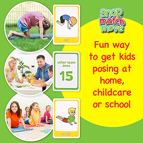 Covelico Yoga Cards for Kids Calm Kids Exercise Equipment and Relaxing Exercise Cards Play Yoga Pretzels Games of Mindful Memory Cards Matching Go Fish Includes Game Instructions - Image 5