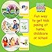Covelico Yoga Cards for Kids Calm Kids Exercise Equipment and Relaxing Exercise Cards Play Yoga Pretzels Games of Mindful Memory Cards Matching Go Fish Includes Game Instructions - Image 4