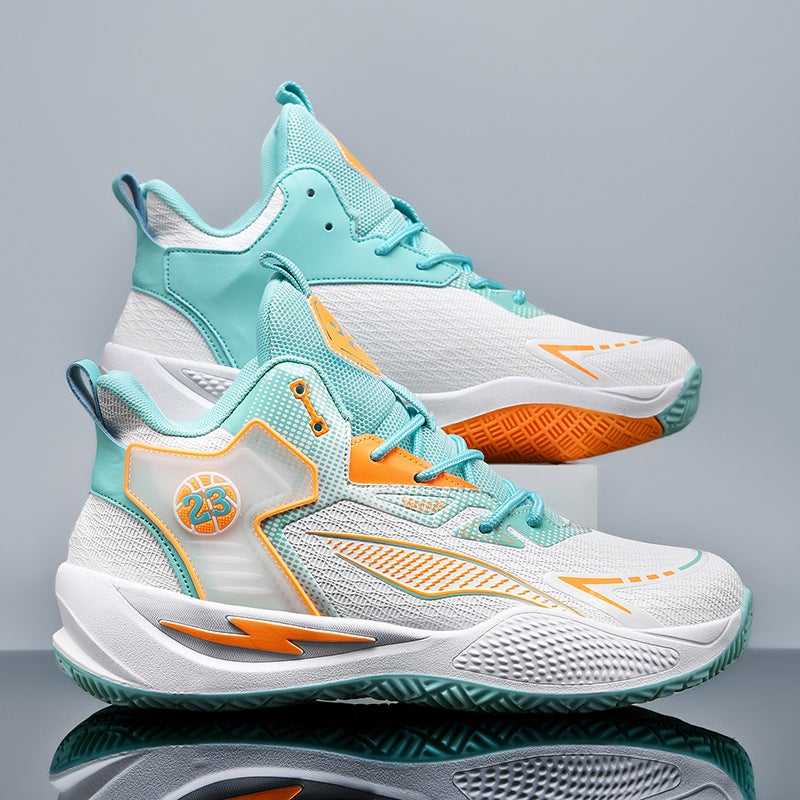 2024 Fashion Parent-Child Basketball Shoes Breathable Plus Size Youth Training Practical Basketball Shoes Basketball - Image 2