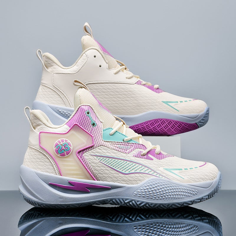 2024 Fashion Parent-Child Basketball Shoes Breathable Plus Size Youth Training Practical Basketball Shoes Basketball - Image 4