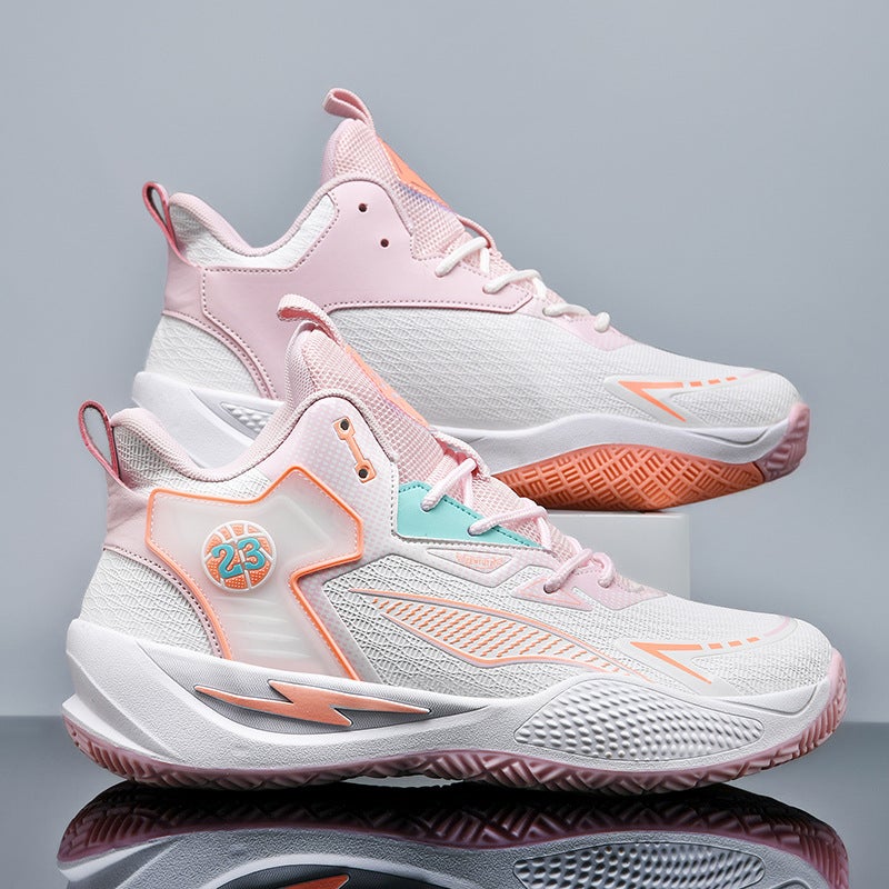 2024 Fashion Parent-Child Basketball Shoes Breathable Plus Size Youth Training Practical Basketball Shoes Basketball - Image 3