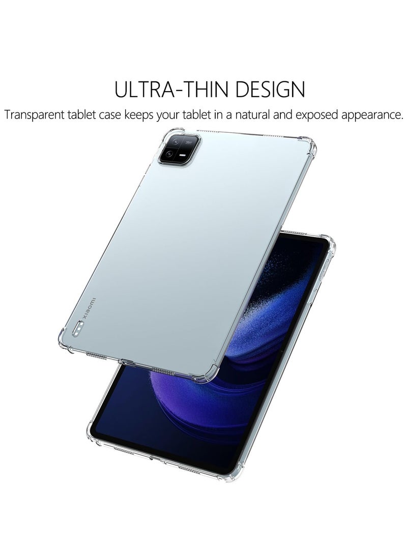 Case For Xiaomi Pad 6/Xiaomi Pad 6 Pro 11 Inch Released 2023 Shockproof Impact Resistant Flexible Cover Anti-Scratch Transparent TPU Protective Shell - Image 5