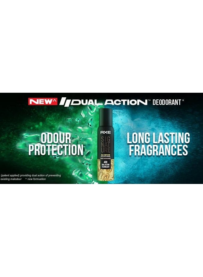Axe Signature Gold Temptation Body Deodorant For Men 122 Ml - Image 2