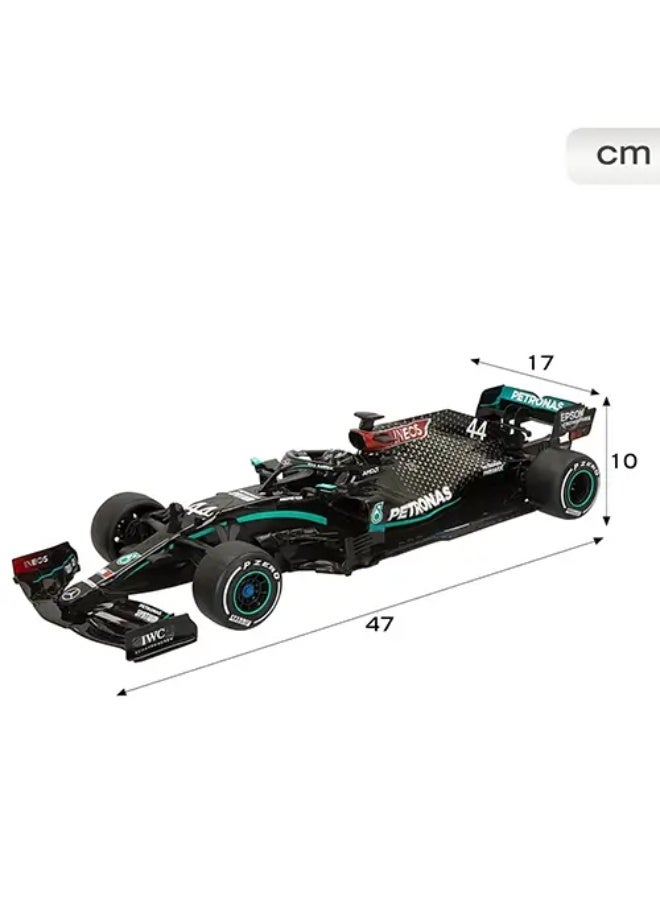 Rastar Mercedes-AMG F1 W11 EQ Performance Remote Control Car with Steering Wheel Controller, Black - Image 4