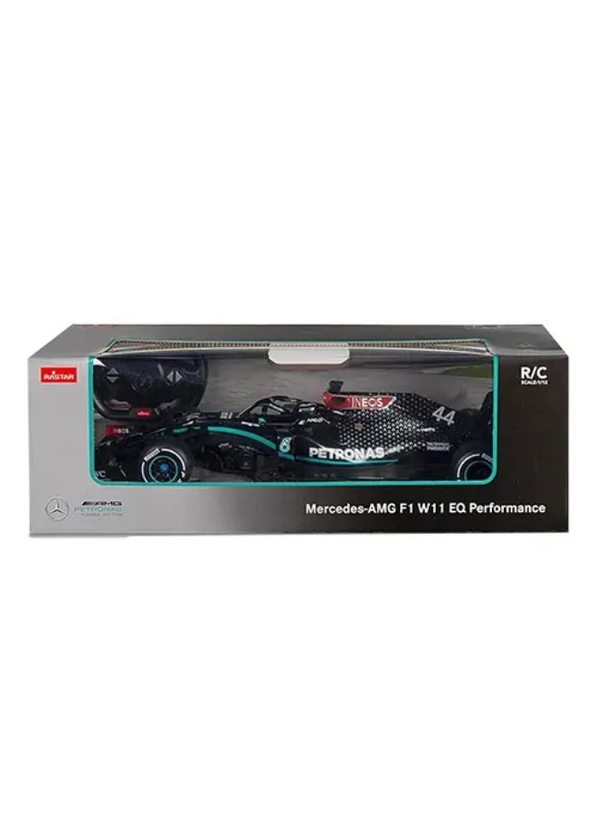 Rastar Mercedes-AMG F1 W11 EQ Performance Remote Control Car with Steering Wheel Controller, Black - Image 5