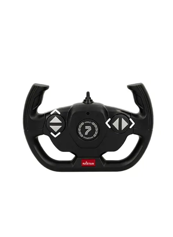 Rastar Mercedes-AMG F1 W11 EQ Performance Remote Control Car with Steering Wheel Controller, Black - Image 2