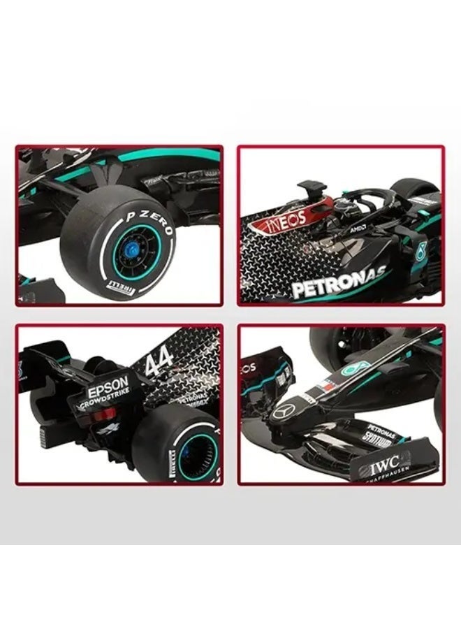 Rastar Mercedes-AMG F1 W11 EQ Performance Remote Control Car with Steering Wheel Controller, Black - Image 3
