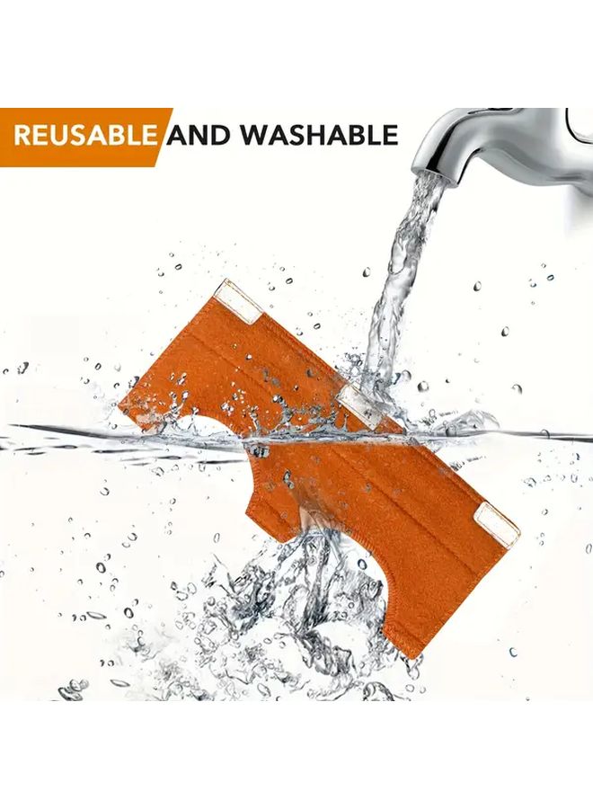 2pcs Black Helmet Foam Sweat Towels Washable Foldable Breathable Fireproof Safety Helmet Liners - Image 5