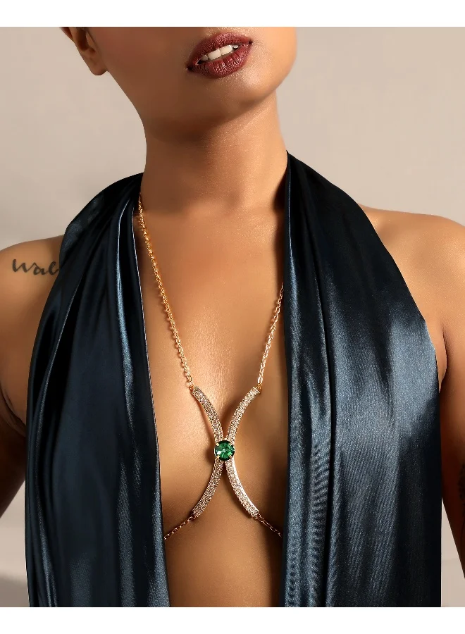 SOHI Party Artificial Body Chain Jewellery