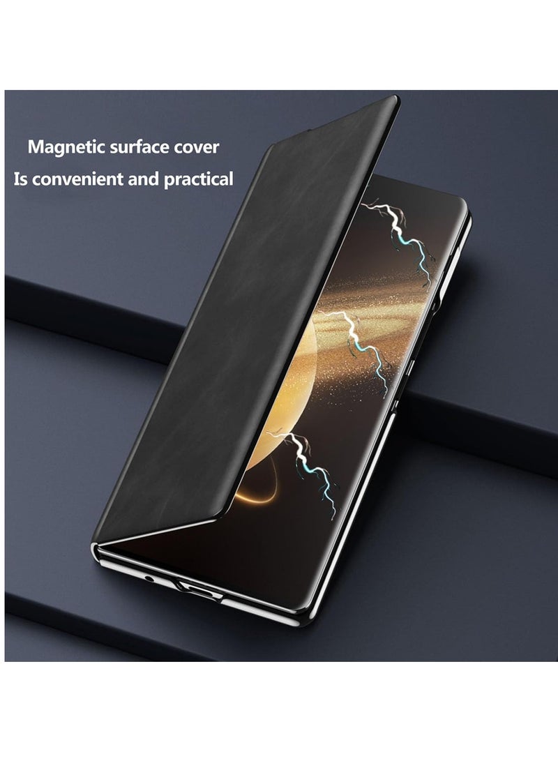 عام حالة وقائية الشرف ماجيك V3 ، مع وظيفة قوس الجلود الاصطناعية المغناطيسي ، مع حالة الهاتف المحمول ، حالة وقائية كاملة الشرف ماجيك V3 ، أسود - Image 3