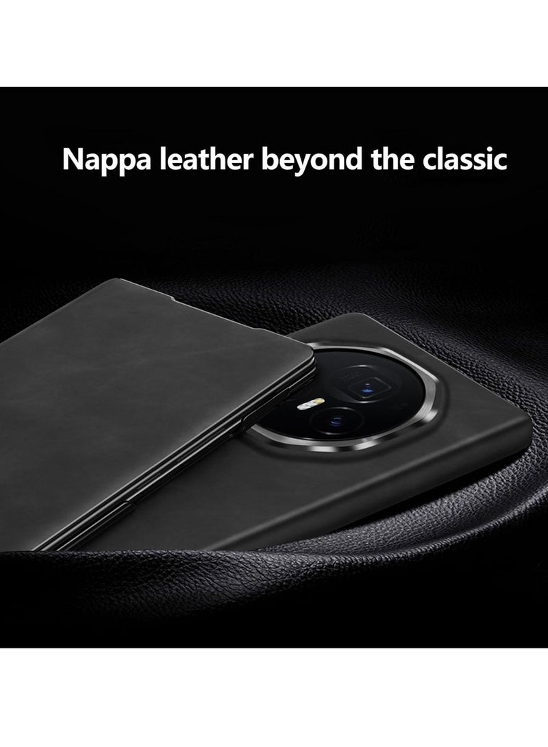 عام حالة وقائية الشرف ماجيك V3 ، مع وظيفة قوس الجلود الاصطناعية المغناطيسي ، مع حالة الهاتف المحمول ، حالة وقائية كاملة الشرف ماجيك V3 ، أسود - Image 5