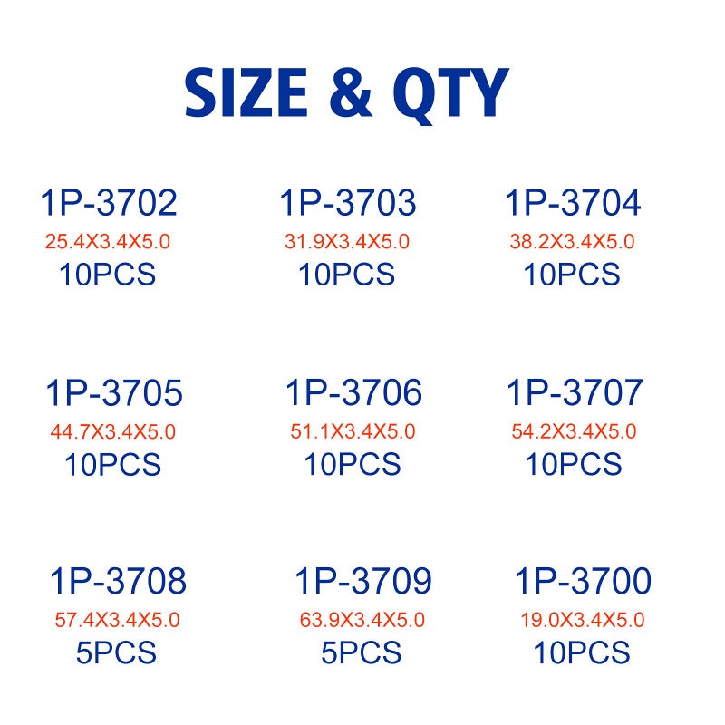 BUSY-CORNER 4C-4784 Print D-Ring Kit, Nitrile 90, Hydraulic Hose Fitting Drings, Fits CAT Caterpillar Excavator 2701535 4C4784 Replacement - Image 2