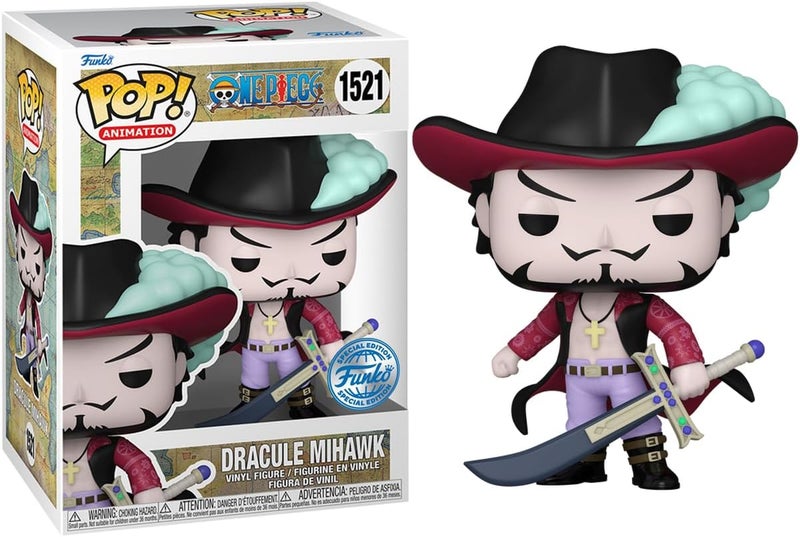 Funko Pop! Animation: One Piece - Dracule Mihawk - One Piece - Collectable Vinyl Figure - Gift Idea - Official Merchandise - Toys for Kids & Adults - Image 3